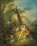 La conversation intéressante - Jean-Baptiste Pater — weergave van het kunstwerk