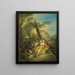La conversation intéressante - Jean-Baptiste Pater — ingelijst kunstwerk aan de muur