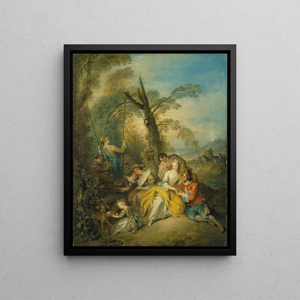 JeanBaptiste Pater - La conversation intressante The Interesting Conversation.webp