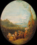 Lente - Jean-Baptiste Pater — weergave van het kunstwerk