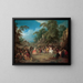 La Foire à Bezons - Jean-Baptiste Pater — ingelijst kunstwerk aan de muur
