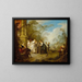 De waarzegger - Jean-Baptiste Pater — ingelijst kunstwerk aan de muur