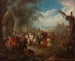 Troepen in beweging - Jean-Baptiste Pater — weergave van het kunstwerk