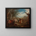 Troepen in beweging - Jean-Baptiste Pater — ingelijst kunstwerk aan de muur