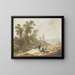 Landelijk landschap - Jean-Baptiste Pillement — ingelijst kunstwerk aan de muur