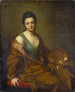 Portrait of Geneviève Blanchot as an allegory of painting - Jean-Baptiste Santerre — artwork view