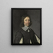 portret van een man mogelijk Philippe de la Trémolle graaf van Olonne - Jean-Baptiste de Champaigne — ingelijst kunstwerk aan de muur