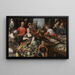 De markt - Jean-Baptiste de Saive II — ingelijst kunstwerk aan de muur