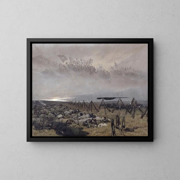 Het Droom - Jean-Baptiste Édouard Detaille — ingelijst kunstwerk aan de muur