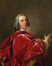 Portrait of a gentleman in a red velvet coat - Jean-Baptiste van Loo — artwork view