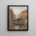 Oud Brussel - Jean-Baptiste van Moer — ingelijst kunstwerk aan de muur
