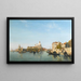 La Punta Della Dogana en Grand Canal Venise - Jean-Baptiste van Moer — ingelijst kunstwerk aan de muur