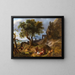 De Dood van Hippolyte - Jean-Charles Joseph Rémond — ingelijst kunstwerk aan de muur