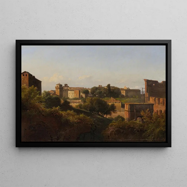 JeanCharles Joseph Rmond - View of the Colosseum and the Arch of Constantine from the Palatine.webp