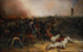 Le Maréchal d'Empire Louis Nicolas Davout Tombe de Cheval Ordonne l'Assaut de Markgrafneusiedl lors de la Bataille de Wagram - Jean-Charles Langlois — weergave van het kunstwerk