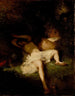 Diane in rust - Jean-François Millet — weergave van het kunstwerk