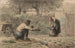 Eerste stappen - Jean-François Millet — weergave van het kunstwerk