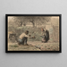 Eerste stappen - Jean-François Millet — ingelijst kunstwerk aan de muur