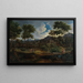 Klassiek Landschap - Jean-François Millet — ingelijst kunstwerk aan de muur