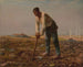 Man met de schop - Jean-François Millet — weergave van het kunstwerk