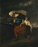 Najaarsstorm - Jean-François Millet — weergave van het kunstwerk