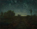 Sterrennacht - Jean-François Millet — weergave van het kunstwerk