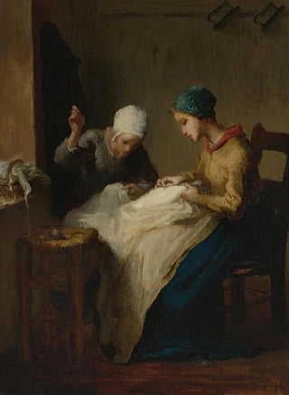 JeanFranois Millet - The young seamstresses.webp