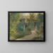van het huis van Théodore Rousseau in Barbizon - Jean-François Millet — ingelijst kunstwerk aan de muur
