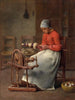 Vrouw die rent - Jean-François Millet — weergave van het kunstwerk