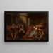 Kroesus verteerd door de vergiftigde jurk - Jean-François de Troy — ingelijst kunstwerk aan de muur