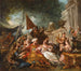 Scene orientale ou le banquet d'Esther - Jean-François de Troy — artwork view