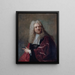 Portret van een hert - Jean-François de Troy — ingelijst kunstwerk aan de muur