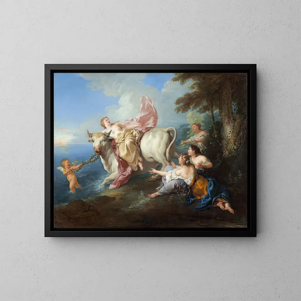 L Enlèvement d'Europe - Jean-François de Troy — ingelijst kunstwerk aan de muur