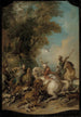 La Chasse au lion - Jean-François de Troy — weergave van het kunstwerk