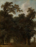 Een schaduwrijke laan - Jean-Honoré Fragonard — weergave van het kunstwerk