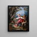 Blind Man's Buff - Jean-Honoré Fragonard — ingelijst kunstwerk aan de muur