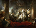 Coresus die zich opoffert om Callirhoe te redden - Jean-Honoré Fragonard — weergave van het kunstwerk