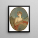 L'Amour would be a portrait of Marie Catherine Colombe 1751-1830 as Cupid - Jean-Honoré Fragonard — framed artwork on a wall