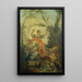 La Bascule - Jean-Honoré Fragonard — framed artwork on a wall