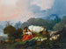 Landschap met herder en herderin rustend - Jean-Honoré Fragonard — weergave van het kunstwerk
