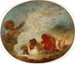 Perrette en de melktrommel - Jean-Honoré Fragonard — weergave van het kunstwerk