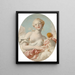 Portret van Mevrouw Marie-Catherine Colombe als Venus - Jean-Honoré Fragonard — ingelijst kunstwerk aan de muur