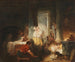 Interieur Romeins - Jean-Honoré Fragonard — weergave van het kunstwerk