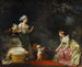 De Eerste Stap - Jean-Honoré Fragonard — weergave van het kunstwerk