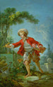 Le Jardinier - Jean-Honoré Fragonard — weergave van het kunstwerk