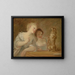 La Performance - Jean-Honoré Fragonard — ingelijst kunstwerk aan de muur