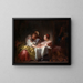 De gestolen kus - Jean-Honoré Fragonard — ingelijst kunstwerk aan de muur