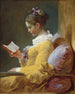 Jong meisje lezend - Jean-Honoré Fragonard — weergave van het kunstwerk