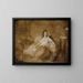 Jonge vrouw in een ochtendjas in een interieur - Jean-Honoré Fragonard — ingelijst kunstwerk aan de muur