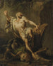De tragische afloop van Milon van Kroton - Jean-Jacques Bachelier — weergave van het kunstwerk